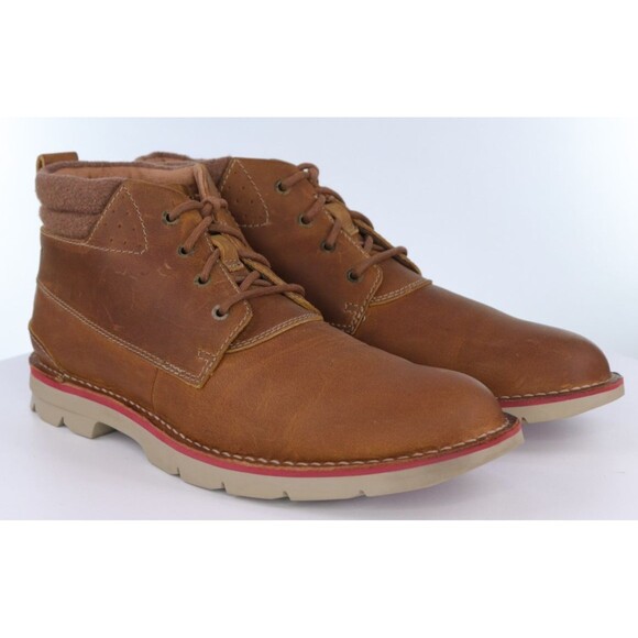 Clarks Varick Hill $150 Men\'s Chukka Boots Size 12 M Leather Tan main image 8